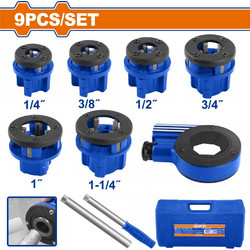 Wadfow WJK1D61 Σετ Φιλιέρες 1/4" Εως 1-1/4" 9 Τεμάχια