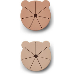 Σετ 2 Snack μπωλ Kelly Mr bear Rose mix, LIEWOOD