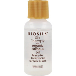 Biosilk Silk Therapy Organic Coconut Leave In Silk Μαλλιών για Επανόρθωση 15ml