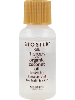 Biosilk Silk Therapy Organic Coconut Leave In Silk Μαλλιών για Επανόρθωση 15ml