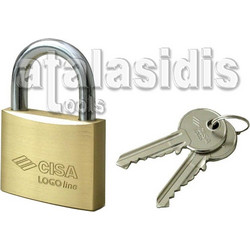 Λουκέτο ορειχάλκινο CISA LOGOLine 21010