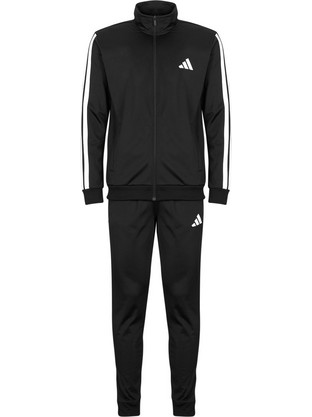 Adidas Sportswear Tricot Track Suit Ανδρικό Σετ Φόρμας με Λάστιχο Μαύρο JI8858