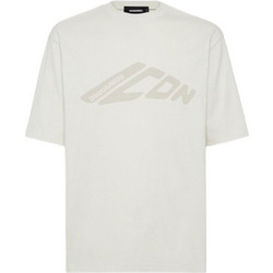 DSQUARED2 LOOSE FIT T-SHIRT ΜΠΛΟΥΖΑ S79GC0107 S24583 729-OFF WHITE