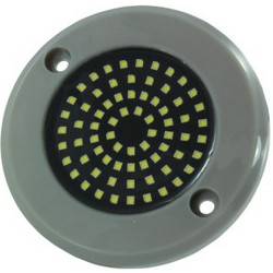 Φωτιστικό ρητίνης O100mm extra flat με έγχρωμη πρόσοψη