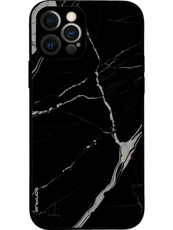 Sonique Marble Series Θήκη iPhone 12 Pro Black