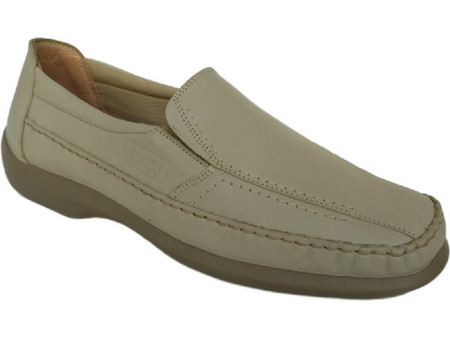 BOXER 15067-15-024 Ανδρικά loafers, Μοκασίνια, Γνήσιο Δέρμα, Μπέζ