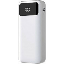 Xipin PX503 Power Bank 10000mAh με 2 Θύρες USB-A White