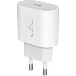 Powertech PT-1150 Φορτιστής Χωρίς Καλώδιο με Θύρα USB-C 12W White