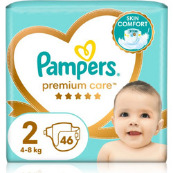 Pampers Premium Care Πάνες No2 4-8kg 46τμχ