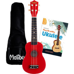 Malibu MA-10S Red Soprano Bundle