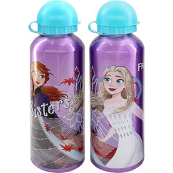 Creative Concepts Disney Frozen II Anna & Elsa Παιδικό Μπουκάλι Αλουμινίου BPA Free Πολύχρωμο 500ml