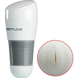 Pretty Love Kitty Vagina 2 Pocket Pussy Αυνανιστήρι White