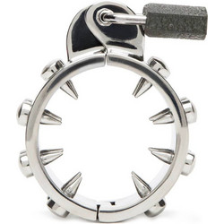 Metal Hard Chastity Cock Ring Δαχτυλίδι Πέους Μεταλλικό Ασημί
