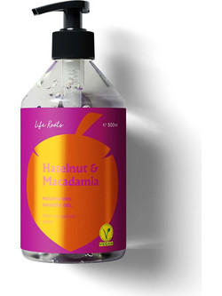 Life Roots Hazelnut & Macadamia Αφρόλουτρο σε Gel 500ml