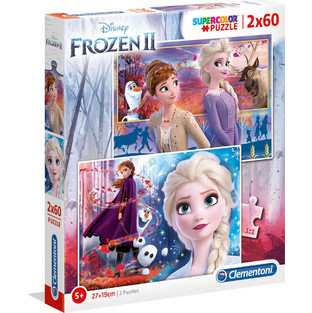 Παιδικό Puzzle Clementoni Super Color Disney Frozen II 2x60 Κομμάτια