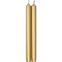 Κεριά Κηροπηγίου Gold 30cm Caspari (Ζεύγος)