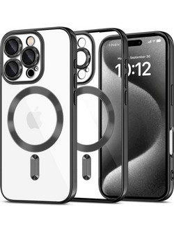 TECH-PROTECT MAGFLEX CASE IPHONE 16 PRO shiny black backcover