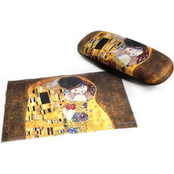 ΘΗΚΗ ΓΥΑΛΙΩΝ ΜΕ ΠΑΝΑΚΙ FRIDOLIN GUSTAV KLIMT - THE KISS 12521