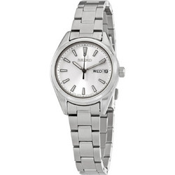 Seiko Γυναικείο Ρολόι με Ασημί Μεταλλικό Μπρασελέ SUR349P1