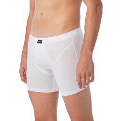 Minerva Sporties Boxer Long Ανδρικά Μποξεράκια 2 Τεμάχια Λευκό 90-22028