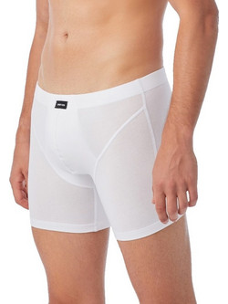 Minerva Sporties Boxer Long Ανδρικά Μποξεράκια 2 Τεμάχια Λευκό 90-22028