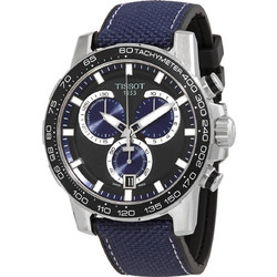 Tissot Supersport Chrono Ανδρικό Ρολόι Χρονογράφος με Μπλε Υφασμάτινο Λουράκι T125.617.17.051.03