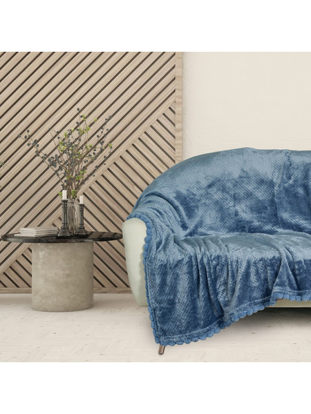 Das Home Κουβερτα Fleece 130Χ170 1186 Dusty Blue Dusty Blue