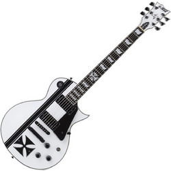 ESP LTD Iron Cross Ηλεκτρική Κιθάρα Single Cut με Μαγνήτες HH & Ταστιέρα Ebony Snow White