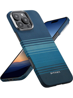 Θήκη Pitaka Fusion Tactile Weaving+ Aramid MagEZ 5 Magsafe 1500D 1.05mm CARBON FIBER για Apple iPhone 16 PRO MAX 6.9 2024 - Moonrise - KI1601MOM