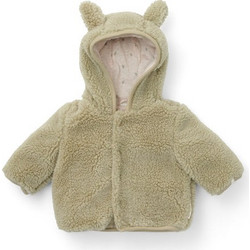 Ζακέτα Teddy Soft Green No 68 (4-6m) Little Dutch Πράσινο