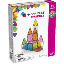 Magna-Tiles Μαγνητικά Πλακίδια Mixed Colors Stardust Σετ 15τμχ 18915