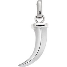 Μοτίφ Senza Men's Steel, με σχέδιο χαυλιόδοντα από Ατσάλι