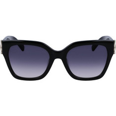 Longchamp LO732S 001 Γυναικεία Γυαλιά Ηλίου Τετράγωνα Κοκάλινα Μαύρα με Μαύρο Degradee Φακό