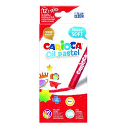 ΚΡΑΓΙΟΝ ΛΑΔΟΠΑΣΤΕΛ CARIOCA ΣΕΤ 12 χρωμ