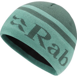 Rab Σκουφί Logo Band Beanie Green Slate Glacier Blue One Size Green Slate Glacier Blue