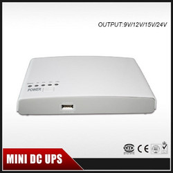 Φορητό Mini UPS Με Μπαταρία 8800mAh Θύρα USB + Διακόπτη Εναλλαγής Volt 9v, 12v, 15v, 24v Powerbank