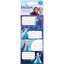 Ετικέτες Frozen σετ=5 Φύλλα 20 Ετικέτες Disney