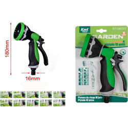 Πιστόλι Νερού 18cm με 10 ρυθμίσεις Kmt Tools 3382257 - KmtTools