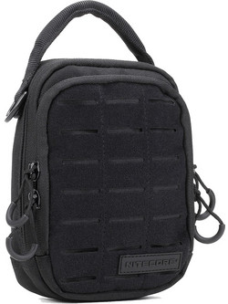 Nitecore Tactical Pouch Ανδρική Τσάντα Ώμου / Χιαστί Μαύρη NDP20