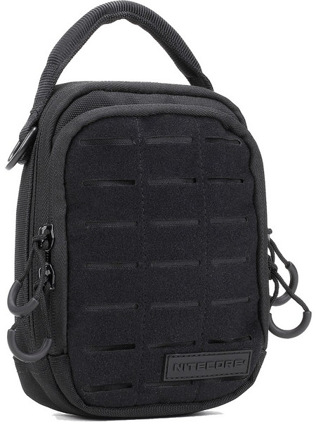 Nitecore Tactical Pouch Ανδρική Τσάντα Ώμου / Χιαστί Μαύρη NDP20