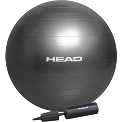 HEAD Μπάλα Pilates 65cm 1,125kg PVC και Τρόμπα Χειρός Γκρι HA753