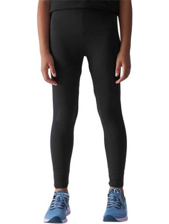 4F Girls knitted leggings - black (4FJWAW24TTIGF172-21S)ΠΑΙΔΙΚΟ ΚΟΛΑΝ ΜΑΥΡΟ