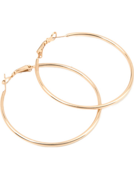 RO Accessories Σκουλαρίκι Κρίκος Χρυσός 50mm