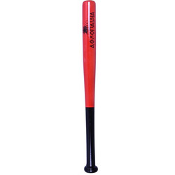 Αθλοπαιδιά 016.99003 Μπαστούνι Baseball Ξύλινο 24" (Μαύρο/Κόκκινο)