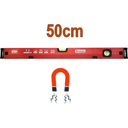 BENMAN 70608 Αλφάδι Μαγνητικό 50cm Με 2 Μάτια