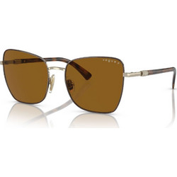 Vogue VO4277/S/B 5078/83 Γυναικεία Γυαλιά Ηλίου Πεταλούδα Μεταλλικά Χρυσά με Καφέ Polarized Φακό