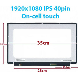 Οθόνη Laptop Screen 15.6 NV156FHM-T01 1920x1080 FHD 40 Pin LED TOUCH
