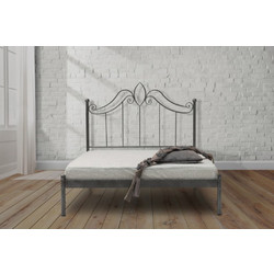 Ήβη Κρεβάτι Υπέρδιπλο Μεταλλικό 160x200cm