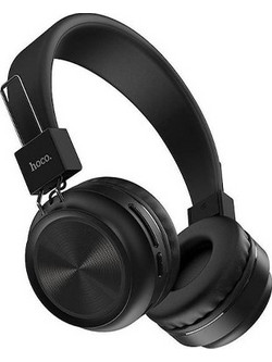 Hoco W25 Promise Ασύρματα Bluetooth Ακουστικά On Ear Μαύρα