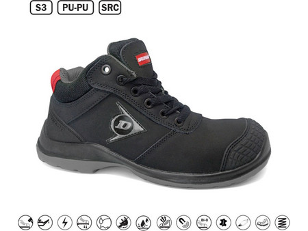 Dunlop First One Adv Παπούτσια Ασφαλείας S3 Αδιάβροχα Μαύρα 5204319703613